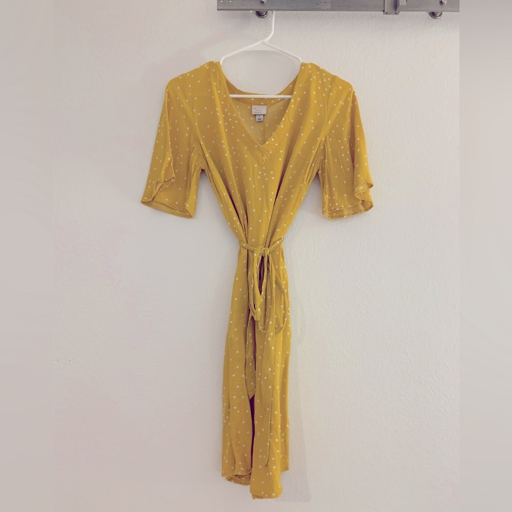 a new day Yellow Sundress